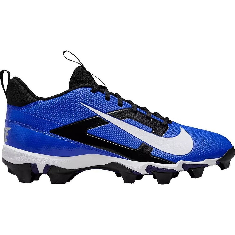 Nike Alpha Menace 4 Shark Cleats Men Size 10 Blue Black Football FN0028-400 NEW